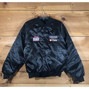 NEW Club Dance King Louie Union Tag Bomber Jacket Mens Size Medium TNN Snap Up